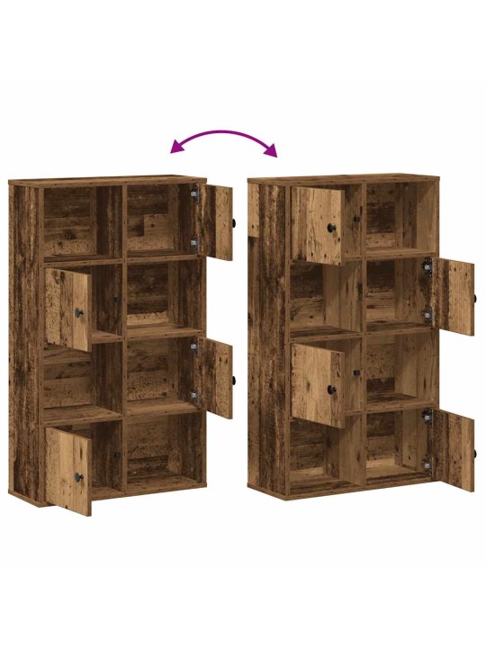 Kirjahylly vanha puu 60x24x101,5 cm tekninen puu