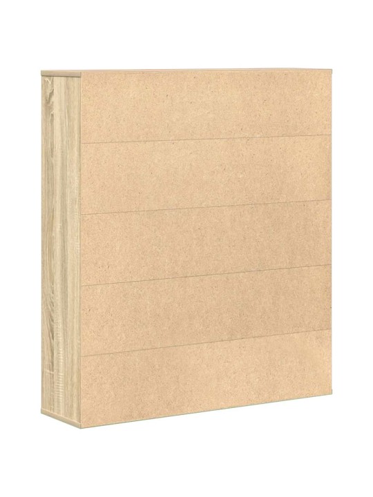 Kirjahylly sonoma-tammi 89x24x101,5 cm tekninen puu