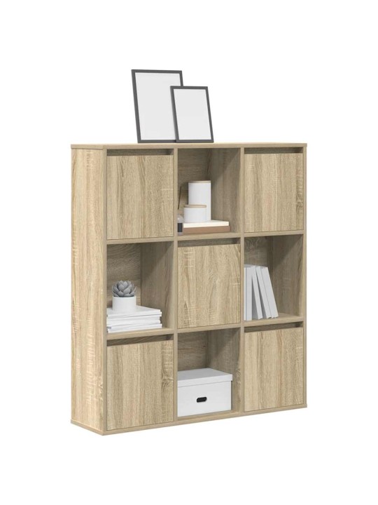 Kirjahylly sonoma-tammi 89x24x101,5 cm tekninen puu
