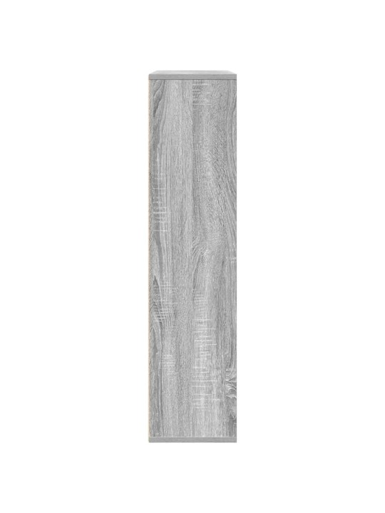 Kirjahylly harmaa sonoma 89x24x101,5 cm tekninen puu
