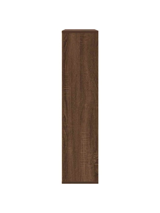 Kirjahylly ruskea tammi 89x24x101,5 cm tekninen puu