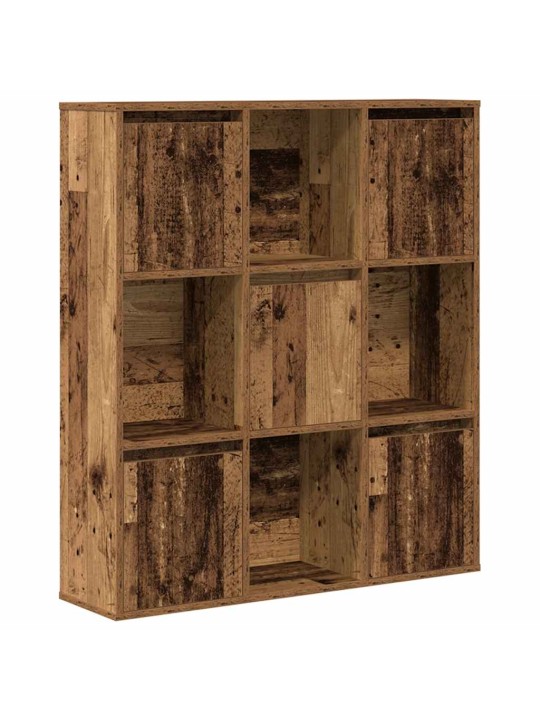 Kirjahylly vanha puu 89x24x101,5 cm tekninen puu