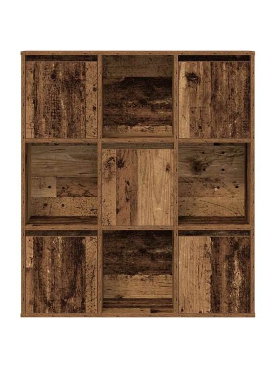 Kirjahylly vanha puu 89x24x101,5 cm tekninen puu