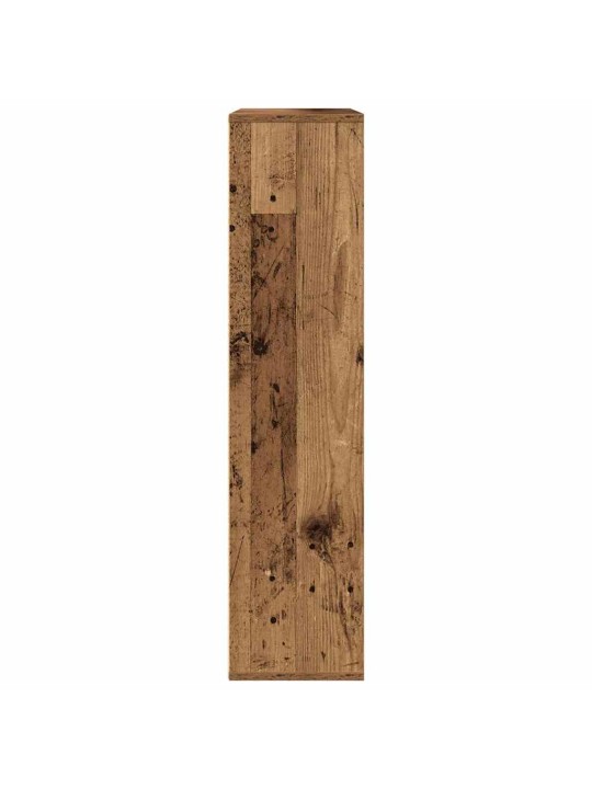 Kirjahylly vanha puu 89x24x101,5 cm tekninen puu