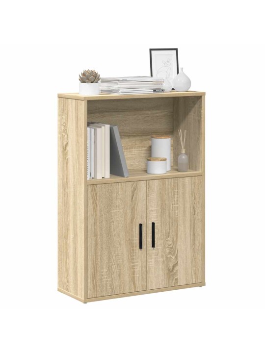 Kirjahylly sonoma oak 60x24x85 cm engineered wood