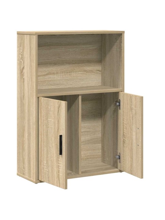 Kirjahylly sonoma oak 60x24x85 cm engineered wood