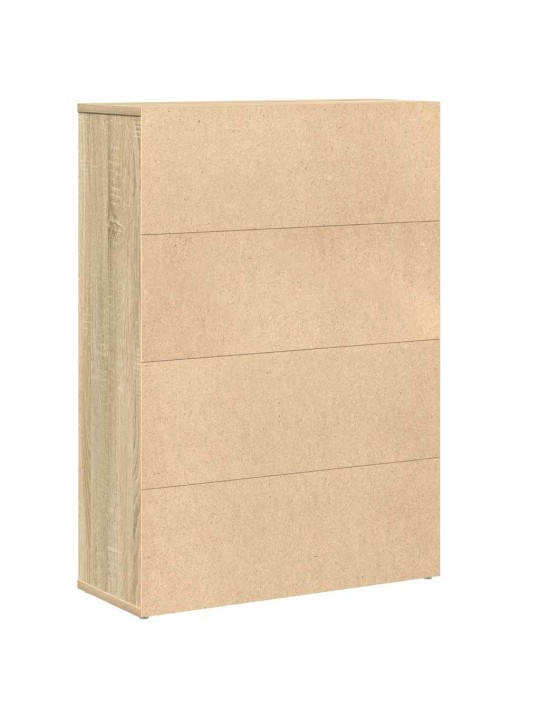 Kirjahylly sonoma oak 60x24x85 cm engineered wood