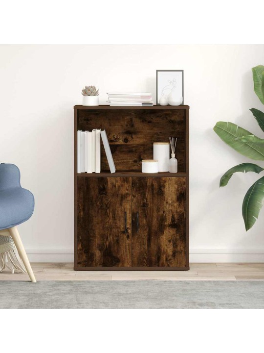 Kirjahylly savutammi 60x24x85 cm tekninen puu