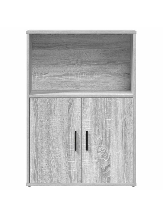 Kirjahylly harmaa sonoma 60x24x85 cm tekninen puu