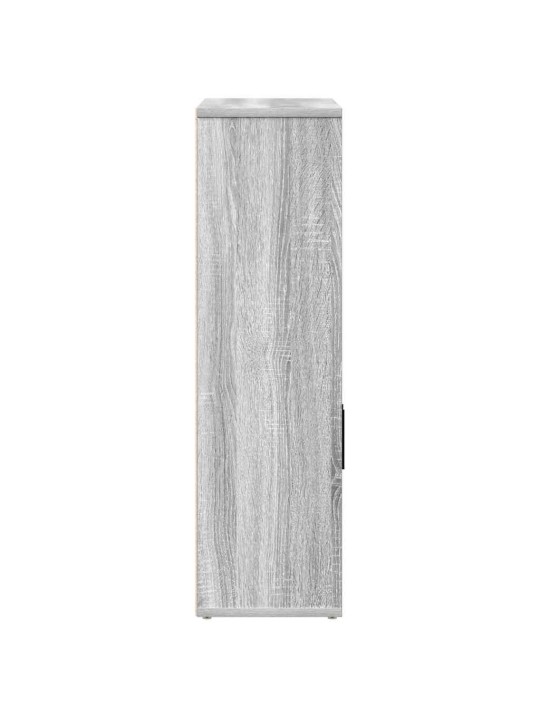 Kirjahylly harmaa sonoma 60x24x85 cm tekninen puu