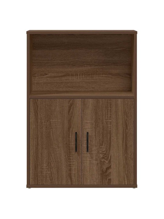 Kirjahylly ruskea tammi 60x24x85 cm tekninen puu