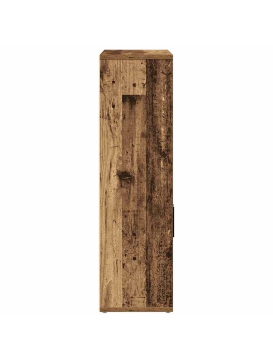 Kirjahylly vanha puu 60x24x85 cm tekninen puu