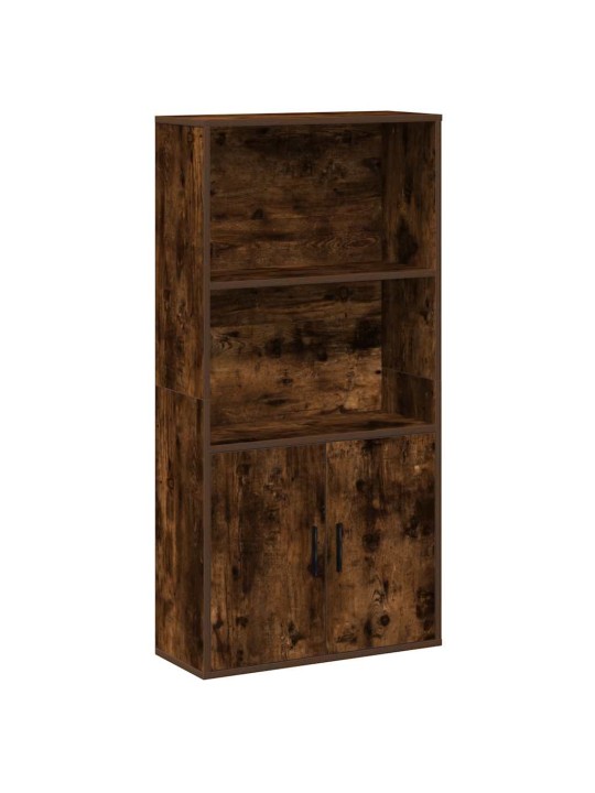 Kirjahylly savutammi 60x24x120 cm tekninen puu
