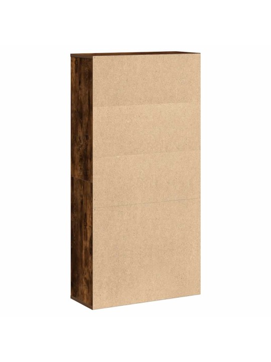 Kirjahylly savutammi 60x24x120 cm tekninen puu