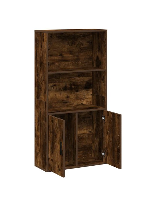 Kirjahylly savutammi 60x24x120 cm tekninen puu