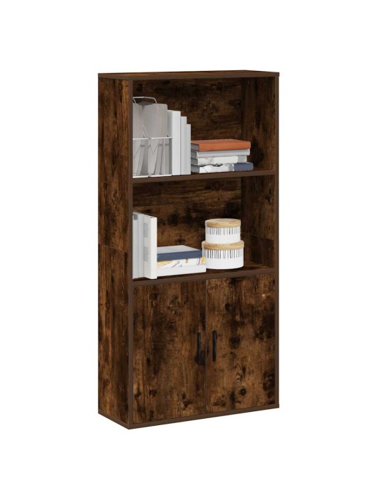 Kirjahylly savutammi 60x24x120 cm tekninen puu