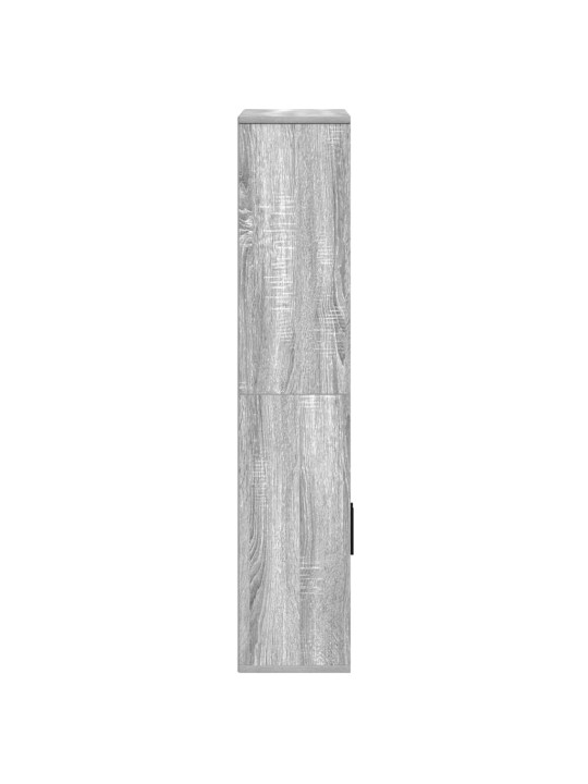 Kirjahylly harmaa sonoma 60x24x120 cm tekninen puu