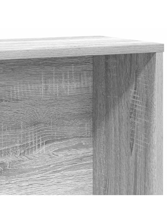 Kirjahylly harmaa sonoma 60x24x120 cm tekninen puu