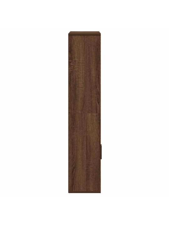 Kirjahylly ruskea tammi 60x24x120 cm tekninen puu