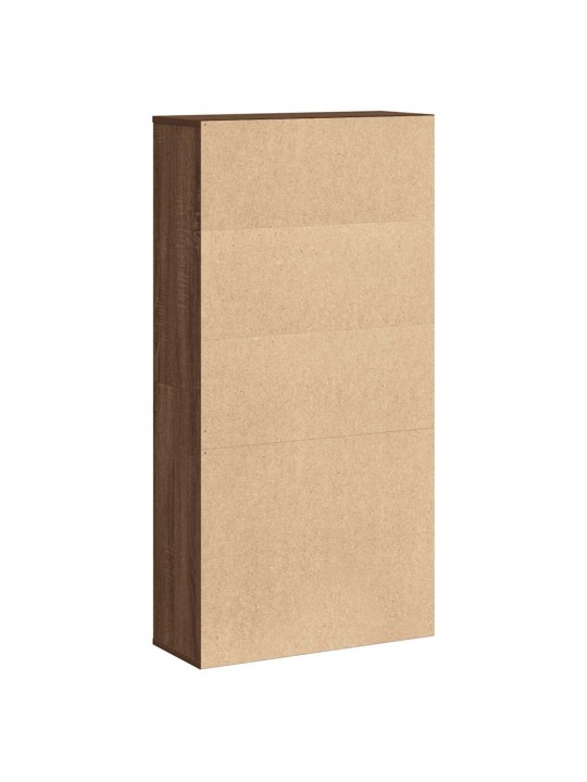 Kirjahylly ruskea tammi 60x24x120 cm tekninen puu