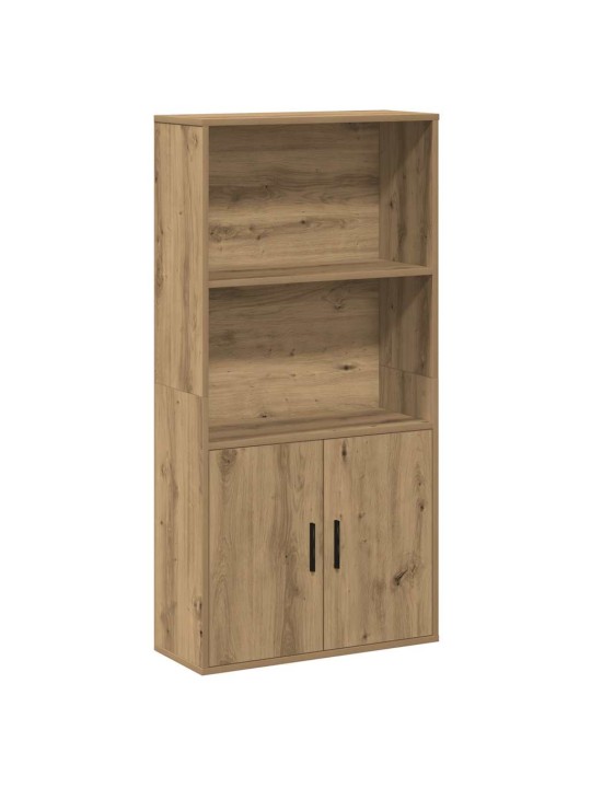 Kirjahylly artesaani tammi 60x24x120 cm tekninen puu