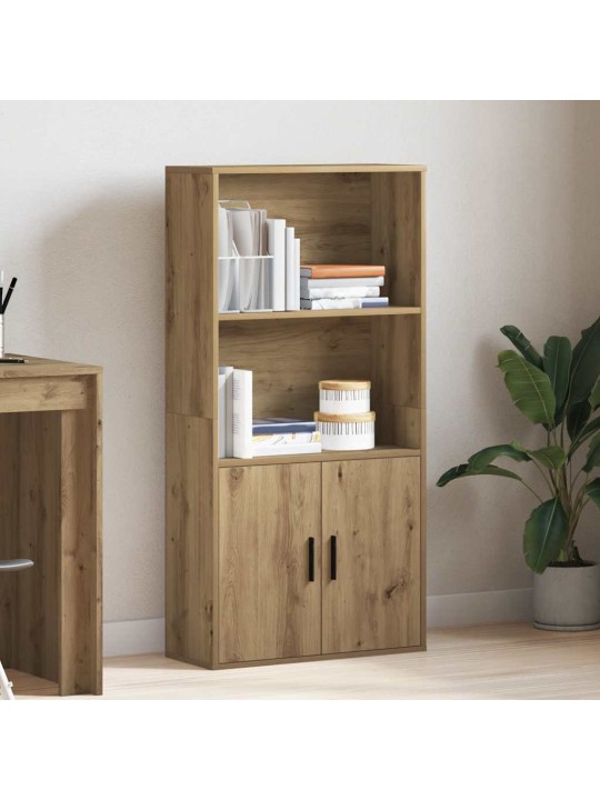 Kirjahylly artesaani tammi 60x24x120 cm tekninen puu
