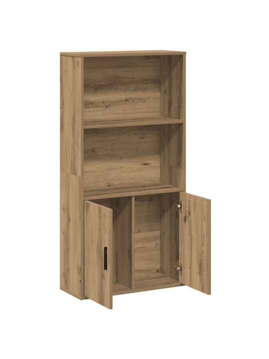 Kirjahylly artesaani tammi 60x24x120 cm tekninen puu