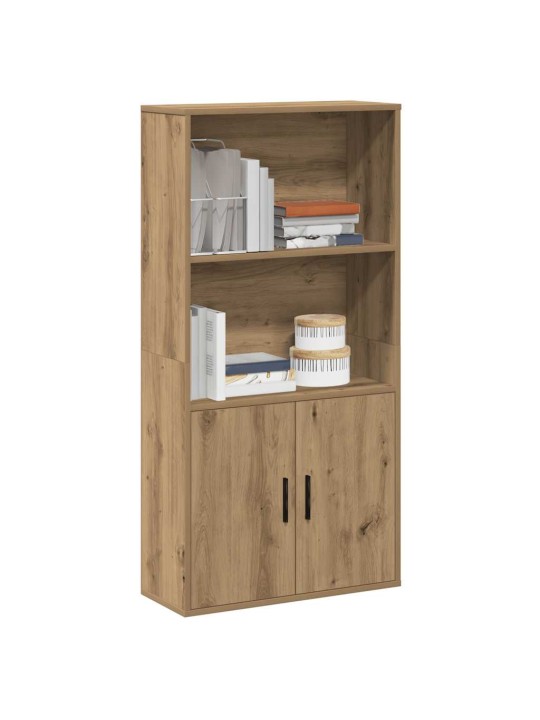 Kirjahylly artesaani tammi 60x24x120 cm tekninen puu