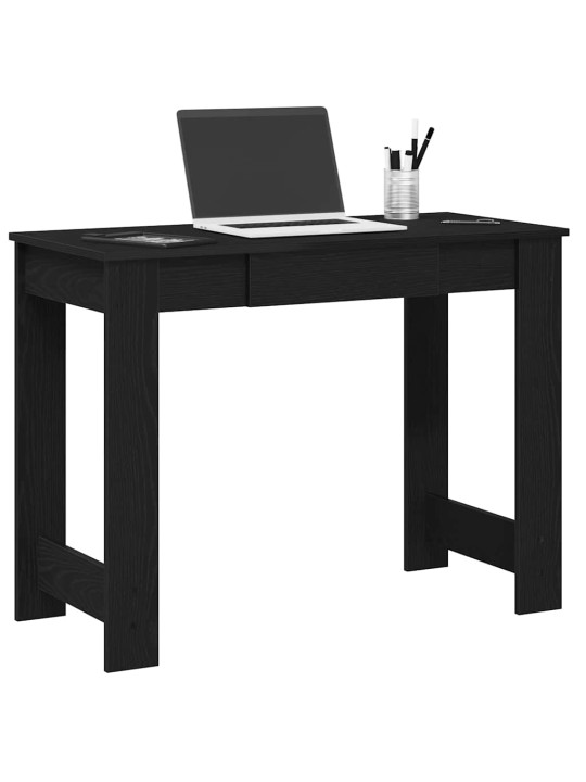 Työpöytä musta 100x45x75 cm tekninen puu
