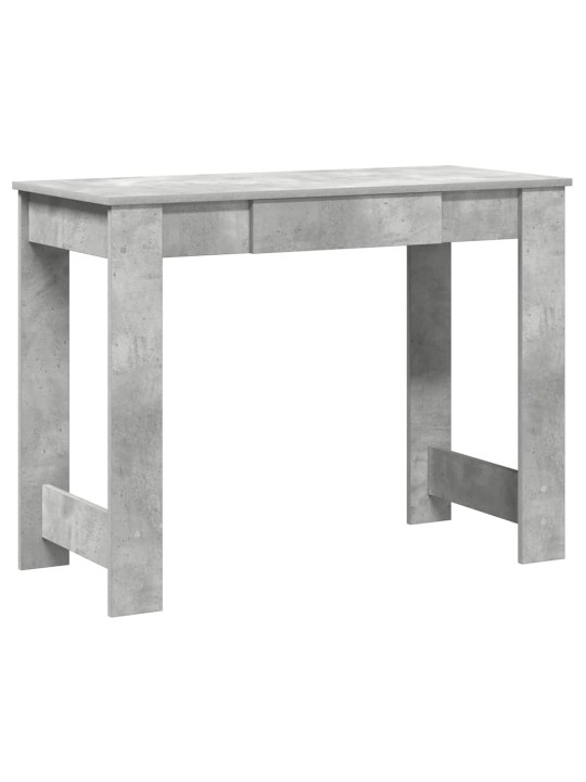 Työpöytä betoninharmaa 100x45x75 cm tekninen puu