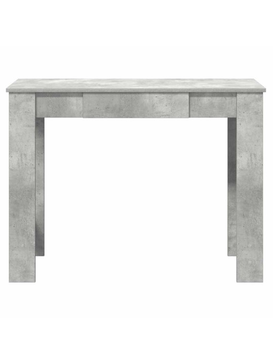 Työpöytä betoninharmaa 100x45x75 cm tekninen puu