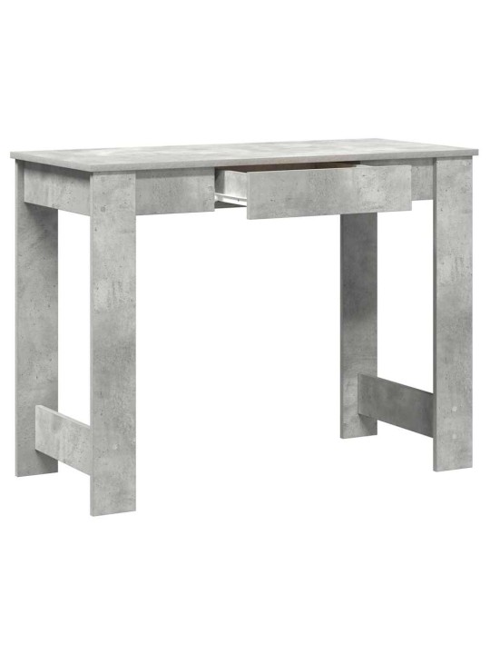 Työpöytä betoninharmaa 100x45x75 cm tekninen puu
