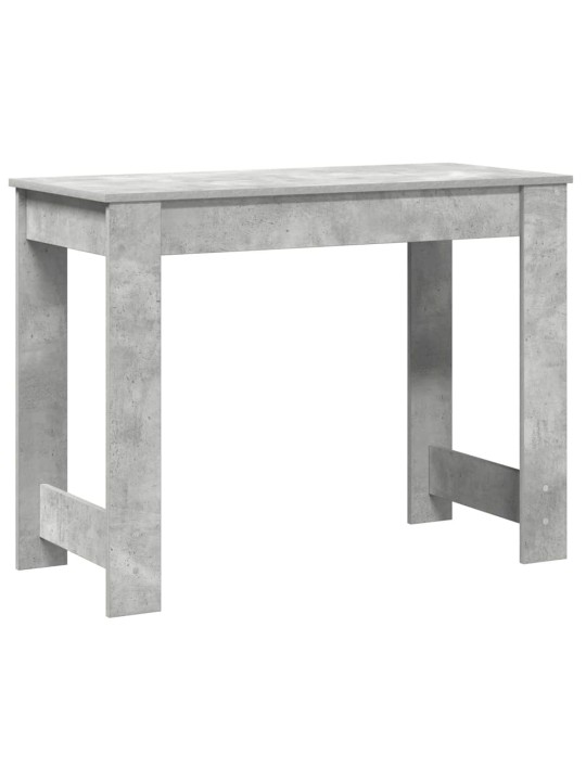 Työpöytä betoninharmaa 100x45x75 cm tekninen puu