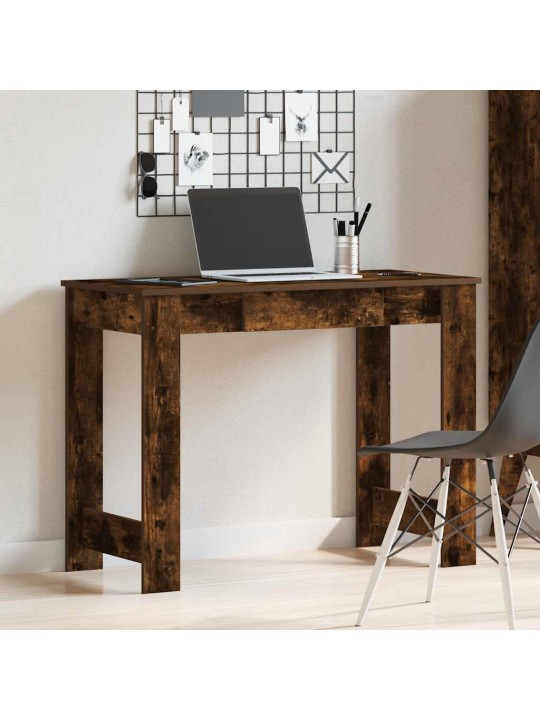 Työpöytä savutammi 100x45x75 cm tekninen puu