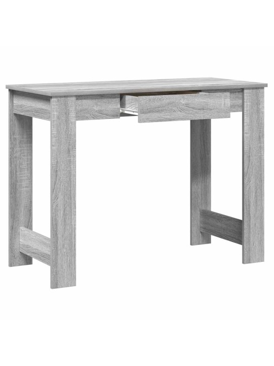 Työpöytä harmaa sonoma 100x45x75 cm tekninen puu