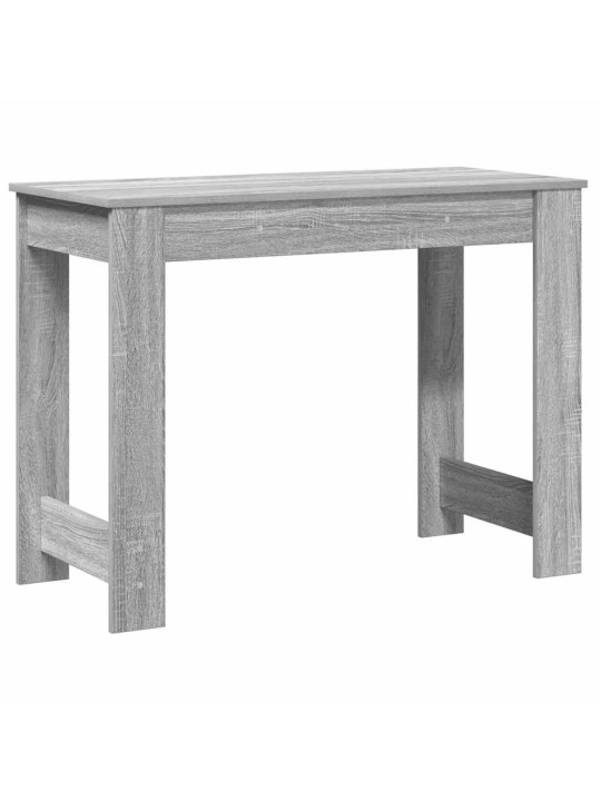 Työpöytä harmaa sonoma 100x45x75 cm tekninen puu