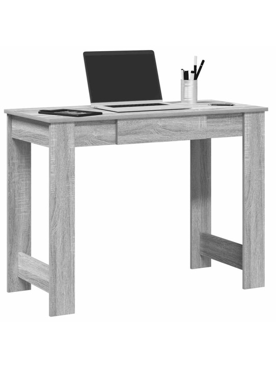 Työpöytä harmaa sonoma 100x45x75 cm tekninen puu