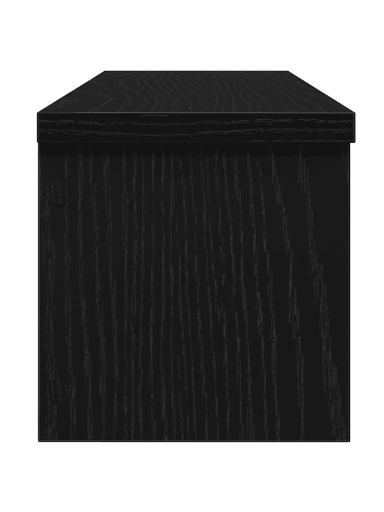 Keittiötelineet pinottavat 2 kpl musta 50x15x16 cm