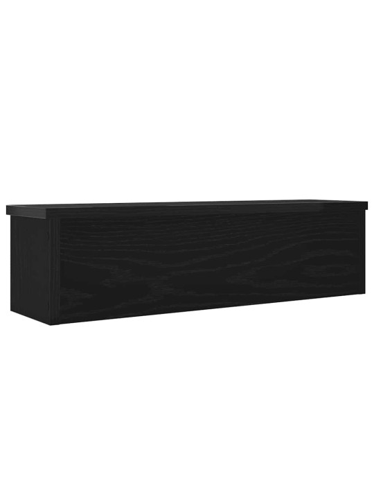 Keittiötelineet pinottavat 2 kpl musta 50x15x16 cm