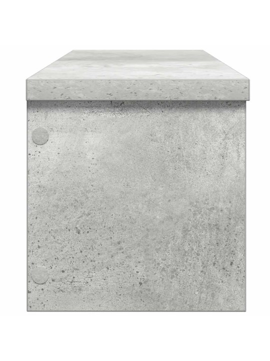 Keittiöteline pinottava betoni harmaa 50x15x16 cm tekninen puu