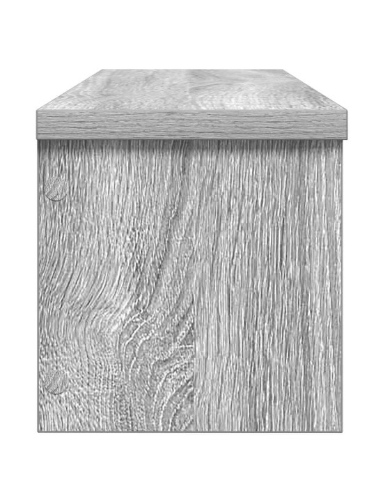 Keittiötelineet pinottavat 2 kpl harmaa sonoma 50x15x16 cm