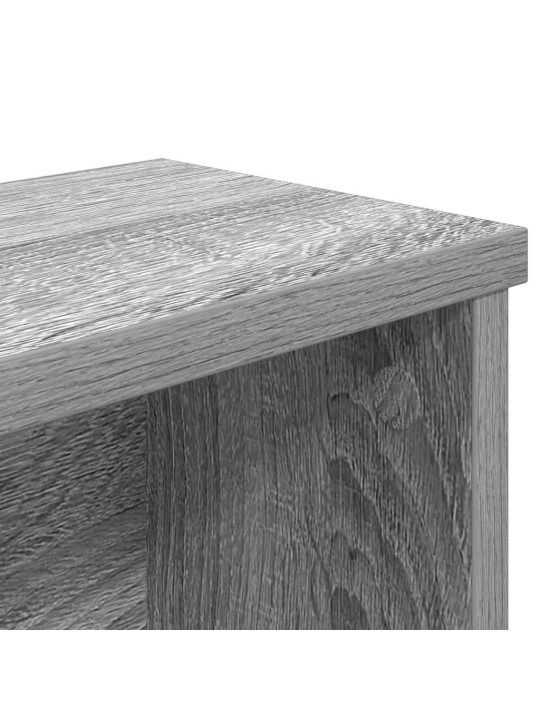 Keittiötelineet pinottavat 2 kpl harmaa sonoma 50x15x16 cm