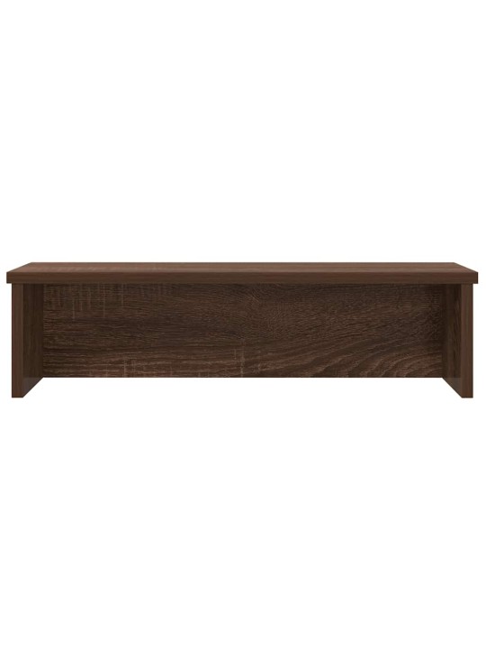 Keittiötelineet pinottavat 2 kpl ruskea tammi 50x15x16 cm