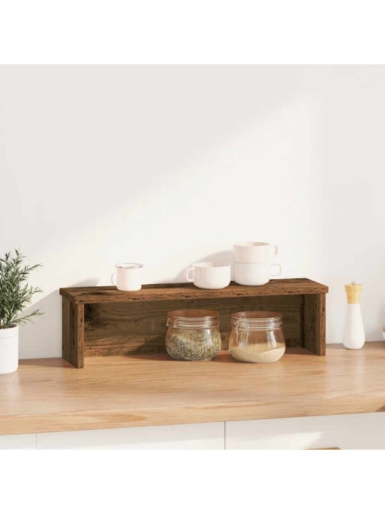 Keittiöteline pinottava vanha puu 50x15x16 cm suunniteltu puu