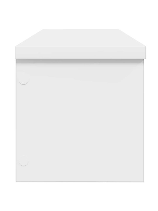 Keittiöteline pinottava valkoinen 60x15x16 cm engineered wood