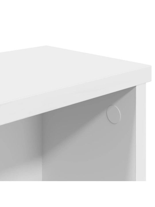 Keittiöteline pinottava valkoinen 60x15x16 cm engineered wood