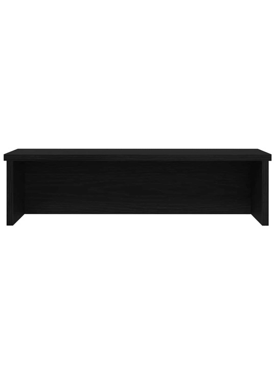 Keittiöteline pinottava musta 60x15x16 cm engineered wood