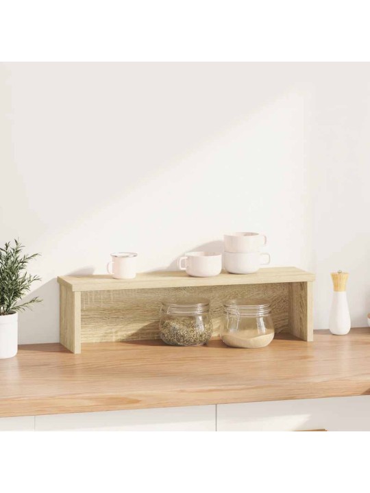 Keittiöteline pinottava sonoma tammi 60x15x16cm teknillinen puu