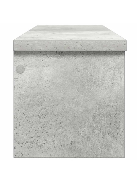 Keittiöteline pinottava betoni harmaa 60x15x16 cm tekninen puu