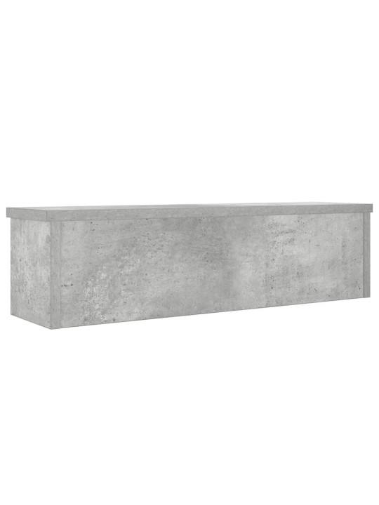 Keittiötelineet pinottavat 2 kpl betoninharmaa 60x15x16 cm